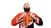Sweating Pump Up Sticker by Buffalo Bandits