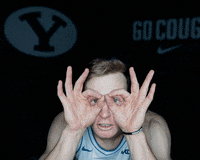 Byu Basketball Sport GIF by BYU Cougars