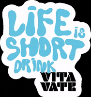 vitavateofficial tea tee macher life is short GIF
