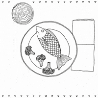 annekochillustration happy art nature vegan GIF