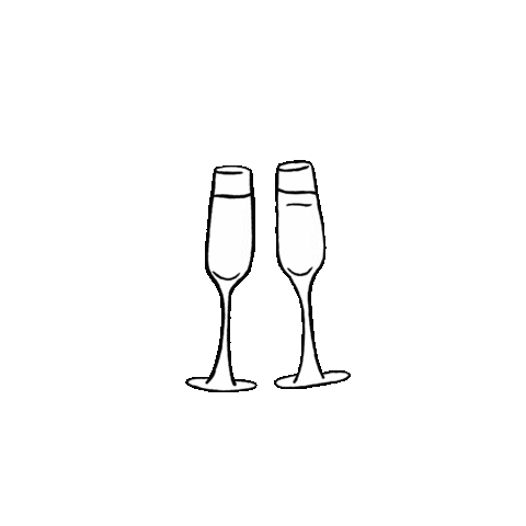 miakraft giphyupload cheers wine champagne Sticker