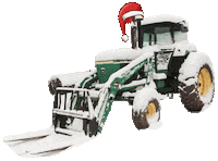 John Deere Christmas Sticker by This Farm Wife