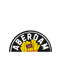 aberdam aberdam dutch fries aberdam dutch fries backyard beach collective Sticker
