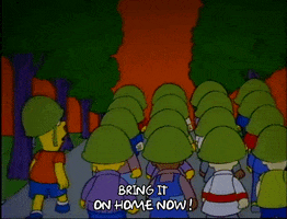 Season 1 Army GIF by The Simpsons