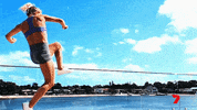 UltimateTagAU fitness gym jump energy GIF