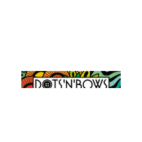 dots_n_bows dotsandbows dotsnbows dots and bows Sticker