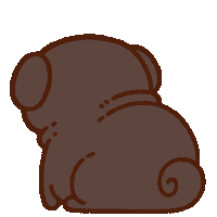 Shock Say What Sticker by Puglie Pug