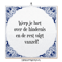 Hart Nl Sticker by Tegelspreuken.nl