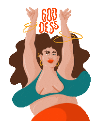 Goddess Vollgas Sticker