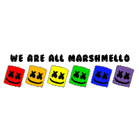 marshmello marshmello mello mellogang Sticker