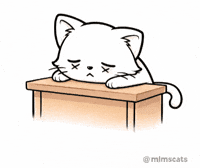 Tired Cat GIF