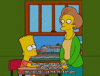 bart simpson school GIF