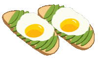 Breakfast Egg Sticker