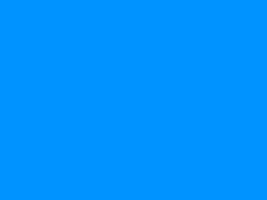 Text gif. White text slides onto a blue background, "nicer than nice."