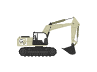 Bagger Galabau Sticker by Garten Marsmann