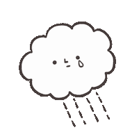 Cry Cloud Sticker
