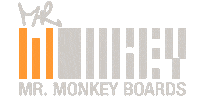 mrmonkeycorp monkey surf skateboard panama Sticker