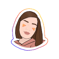 aimflowd design pizza lisa procreate Sticker