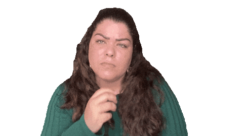 NancyBadillo giphyupload woman thinking think Sticker