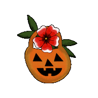 Halloween Pumpkin Sticker by Easy Peasy Cutters