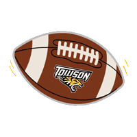 Football Tiger Sticker by Towson University