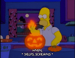 screaming homer simpson GIF