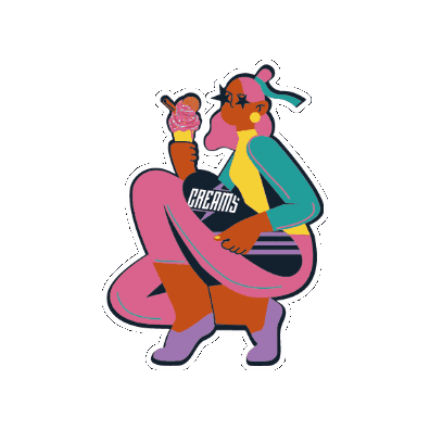 CreamsCafe giphygifmaker dessert pancakes gelato Sticker