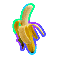 banana STICKER by imoji