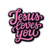 pinnedpins jesus christian pin loves Sticker