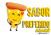 abarepizzarias pizza delivery comida comer Sticker