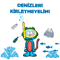 Climate Change Sea Sticker by Bahçeşehir Koleji