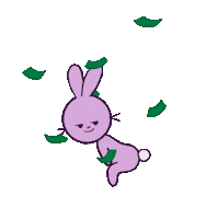 espnd money bunny rabbit twerk Sticker