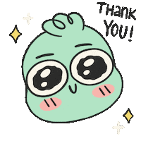 Thanks Thank You Sticker
