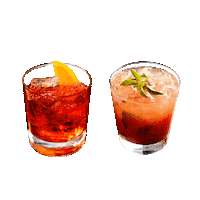 MxoSpirit drink cocktail glass tchin Sticker