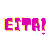 Eita Sticker by Lorraine Pinheiro