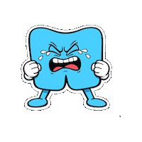 New-HALE blue running cry bad Sticker
