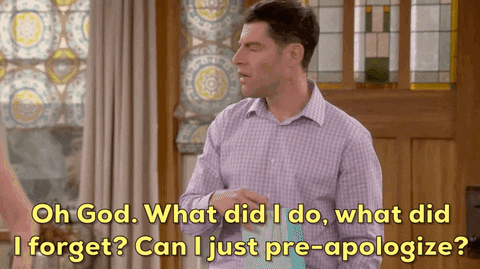 Sorry Max Greenfield GIF by CBS