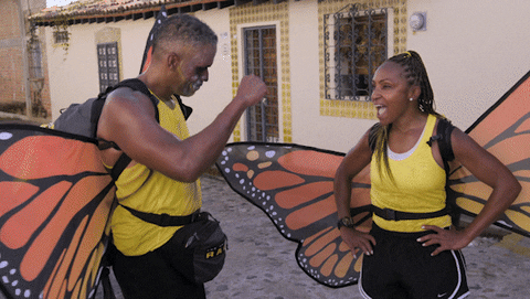 High Five The Amazing Race GIF by CBS