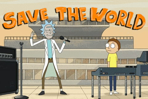 Vote Now Rick And Morty GIF by INTO ACTION