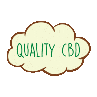 QualityCBD flower smoke 420 dab Sticker