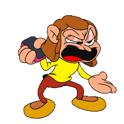 Angry Fache Sticker by Elnaz  Abbasi