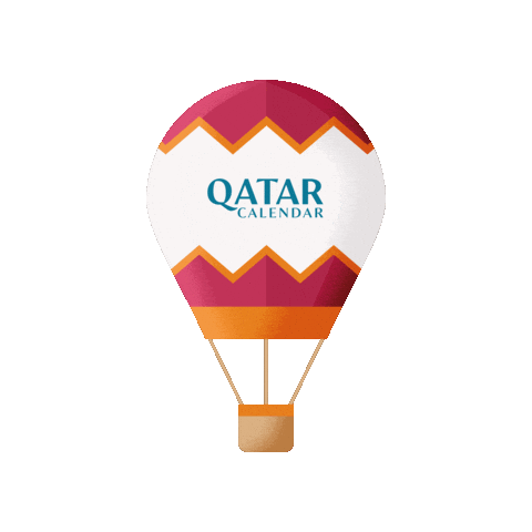 Balloon Hot Air Sticker by Visit Qatar