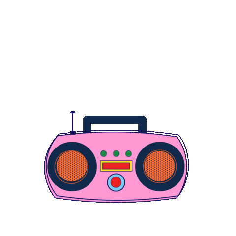 Volume Up Radio Sticker by Packed Party