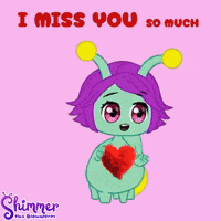 Shimmer the Glowworm miss you pink