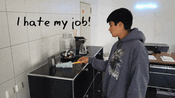 dietrichfilm office cleaning internship hate my job GIF