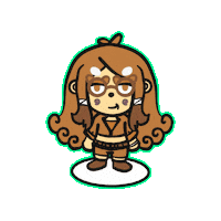 Happy Girl Sticker