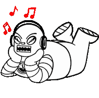 Vinyl Sticker by Lunchbox Records