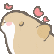 chuchuotter love kiss otter otters Sticker