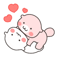 hab__g love heart kiss animal Sticker