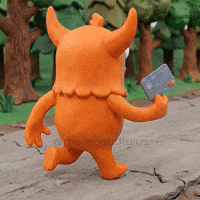 Scared Blank Face GIF by Momo & Tulus